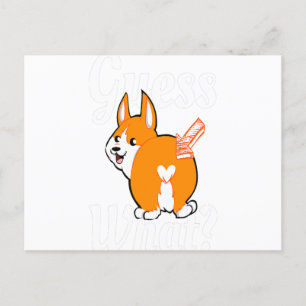 Postal De Anuncios Adivina Qué Trasero De Corgi Amantes De Perros