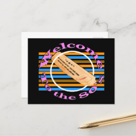 Postal De Anuncios Admitir un billete a los 80