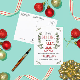 Postal De Anuncios Adornando nuevos pasillos   Corona moderna para la