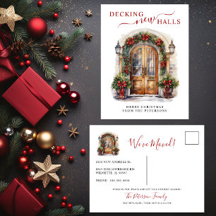 Postal De Anuncios Adornando nuevos pasillos Nueva casa Navidad Mudan