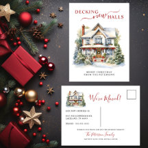 Adornando nuevos pasillos Nueva casa Navidad Mudan