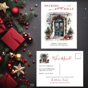 Postal De Anuncios Adornando nuevos pasillos Nueva casa Navidad Mudan