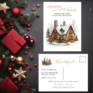 Postal De Anuncios Adornando nuevos pasillos Nueva casa Navidad Mudan
