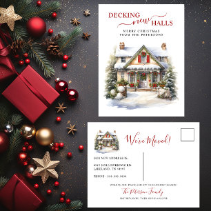 Postal De Anuncios Adornando nuevos pasillos Nueva casa Navidad Mudan