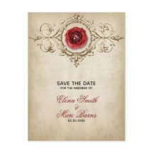 Adorno beige y rosa roja