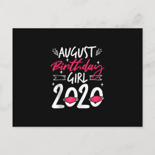 Postal De Anuncios Agosto Cumpleaños Cuarentena de Regalo a Mujeres s