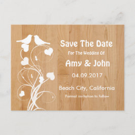 Postal De Anuncios Aguiluchos fecha de bodas personalizada para guard