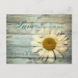 Postal De Anuncios ahorra la fecha de boda campestre de margarita de 
