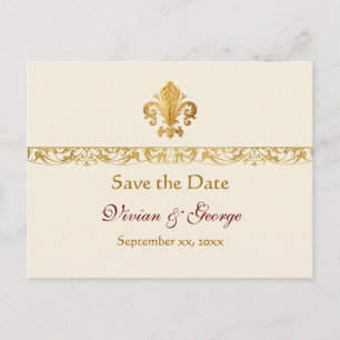 Postal De Anuncios Ahorre el personalizable de la fecha