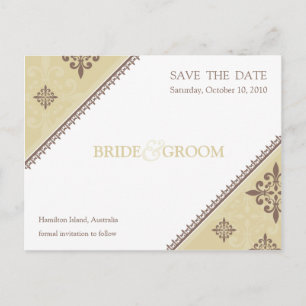 Postal De Anuncios AHORRE LA FECHA:: inclinación 9