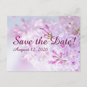 Postal De Anuncios Ahorro de Boda Fecha personalizable