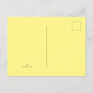 Postal De Anuncios Amarillo claro #FFF888, Marzipan
