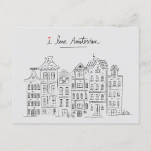 Postal De Anuncios Amo Ámsterdam Viajes Países Bajos