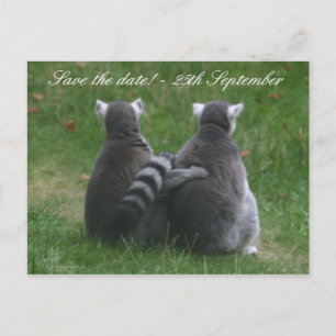 Postal De Anuncios ¡Amor de lémur! ... ¡Guarda la fecha!