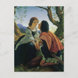 Postal De Anuncios Amor vintage, romance, romántico, salva la fecha