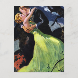Postal De Anuncios Amor y Romance Vintage, Guarde la Fecha