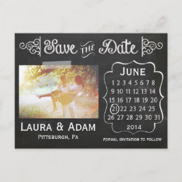 Postal De Anuncios Añadir su propio tablero de fotos Guardar la fecha