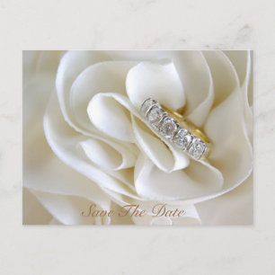Postal De Anuncios Anillos de Boda de Diamantes