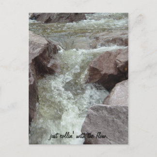 Postal De Anuncios apenas rollin con el flujo