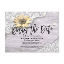 Aplazamiento de la boda Retrasar la fecha Encaje G