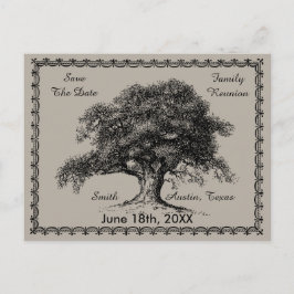 Postal De Anuncios Árbol de cosecha antigua Reunión de familia rusa a