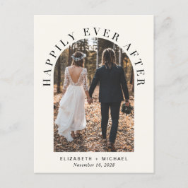 Postal De Anuncios Arco de fotos para siempre después de la boda