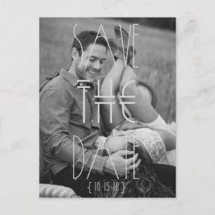 Postal De Anuncios Art Deco Madern Bohemian Guardar La Fecha