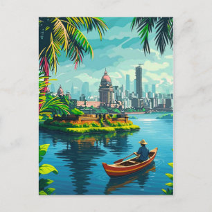Postal De Anuncios Arte mural de Mumbai India - India, póster de Mumb