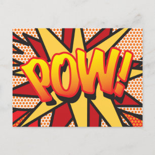 Postal De Anuncios Arte Pop de Cómic Retro Divertido de PCP