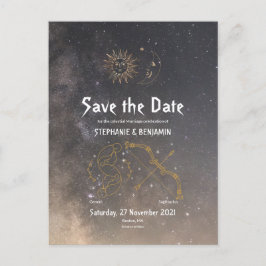 Postal De Anuncios Astrología Celeste Géminis Sagitario Signo Estelar
