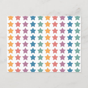 Postal De Anuncios Astrología, estrellas retro