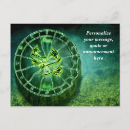 Postal De Anuncios Astrología Pisces Horoscope Personalizar mensaje