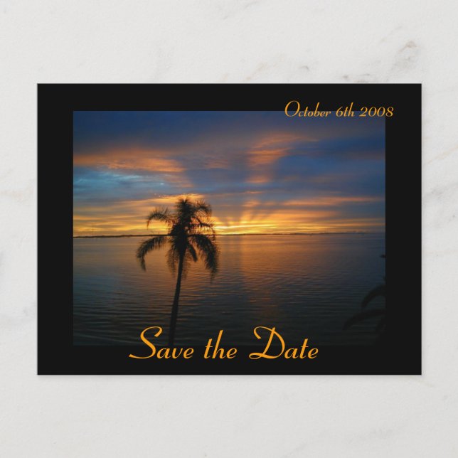 Postal De Anuncios Atardecer (Anverso)