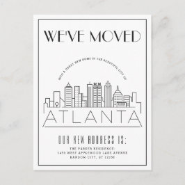 Postal De Anuncios Atlanta | Ciudad Moderna Deco | Cambio de Direcció