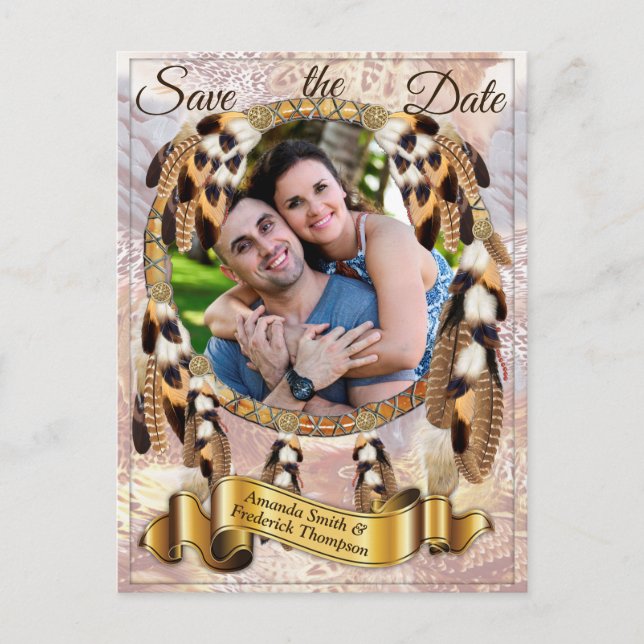 Postal De Anuncios Atrapa Sueños Guarda la fecha (Anverso)