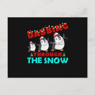 Postal De Anuncios Atravesando La Nieve