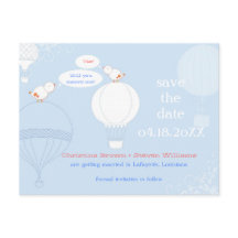 Aves amorosas en globos aéreos salvan la fecha