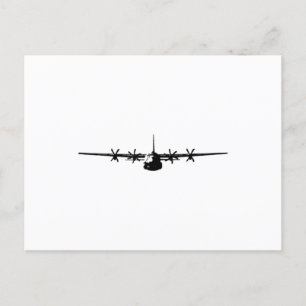 Postal De Anuncios Avión Militar C-130 Hércules