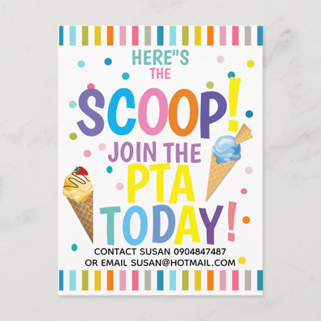 Postal De Anuncios Ayudantes voluntarios del tema del acontecimiento (Anverso)