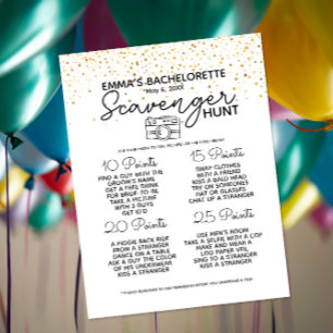 Postal De Anuncios Bachelorette scavenger caza de caza fiesta