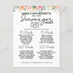 Postal De Anuncios Bachelorette scavenger caza de caza fiesta