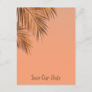 Postal De Anuncios Bahama Breeze Palma de Bronce de Coral Save The Da