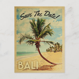 Postal De Anuncios Bali Salven La Palm Tree De Playa Vintage