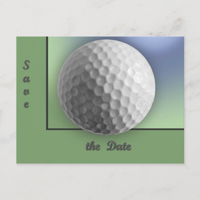 Postal De Anuncios Ball de golf (Anverso)