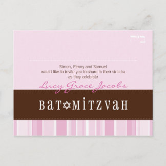 Postal De Anuncios BAT MITZVAH :: chica 2