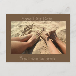 Postal De Anuncios Beach Save the date