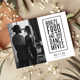 Postal De Anuncios Bebidas, Comida, Malos Pasos de Baile Divertidos S