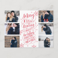 Besos Alegres Deseos Cálidos Guardar Fecha 6- Foto