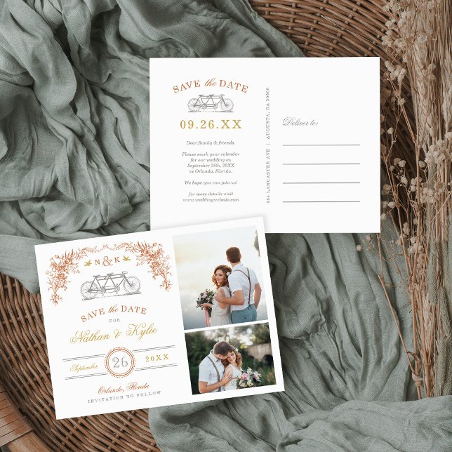 Postal De Anuncios Bicicleta de óxido y miel 2 Foto Guardar la fecha (Subido por el creador)