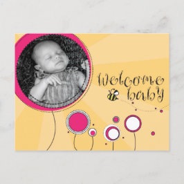 Postal De Anuncios Bienvenido bebé